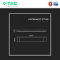 Immagine 9 - V-Tac VT-8-10 Tubo LED Prismatico Plafoniera 10W Lampadina 30cm SMD Chip CREE - SKU 203446 / 203456 / 203466