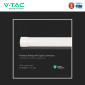 Immagine 13 - V-Tac VT-8-10 Tubo LED Prismatico Plafoniera 10W Lampadina 30cm SMD Chip CREE - SKU 203446 / 203456 / 203466