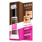 Immagine 1 - NYX Professional Makeup The Brow Glue Gel Sopracciglia Effetto Laminato Tenuta 16h Dark Brown - Flacone da 5g