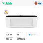 Immagine 2 - V-Tac VT-511 Lampada LED per Uscita di Emergenza 3,8W SMD Chip CREE IP40 con Funzione SE+SA - SKU 899-6