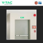 Immagine 4 - V-Tac VT-511 Lampada LED per Uscita di Emergenza 3,8W SMD Chip CREE IP40 con Funzione SE+SA - SKU 899-6