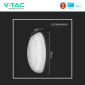 Immagine 7 - V-Tac Pro VT-8603 Plafoniera LED Rotonda 20W SMD Chip Samsung IP65 IK08 CCT Changing Color 3in1 - SKU 801-24