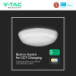 Immagine 8 - V-Tac Pro VT-8603 Plafoniera LED Rotonda 20W SMD Chip Samsung IP65 IK08 CCT Changing Color 3in1 - SKU 801-24