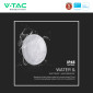 Immagine 9 - V-Tac Pro VT-8603 Plafoniera LED Rotonda 20W SMD Chip Samsung IP65 IK08 CCT Changing Color 3in1 - SKU 801-24