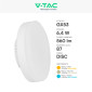 Immagine 5 - V-Tac VT-207-N Lampadina LED GX53 6,4W Disc SMD - SKU 23901 / 23902 / 23903