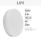 Immagine 2 - Life Lampadina LED GX53 8W Disc SMD CCT Changing Color 3in1 - mod. 39.950084CFN