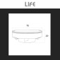 Immagine 5 - Life Lampadina LED GX53 8W Disc SMD CCT Changing Color 3in1 - mod. 39.950084CFN