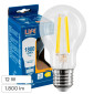 Immagine 1 - Life Lampadina LED E27 12W Goccia A70 Filament in Vetro Trasparente - mod. 39.920357C27 / 39.920357C3