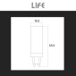 Immagine 7 - Life Lampadina LED G9 4,8W Tubolare SMD Trasparente in Ceramica - mod. 39.931266C / 39.931266N