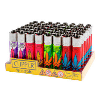 Clipper Micro Accendino a Pietrina Fresh Weed 48 Accendini