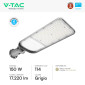 Immagine 3 - V-Tac VT-169ST-S Lampada Stradale LED 150W SMD Chip Samsung Lampione IP65 Colore Grigio - SKU 2120436