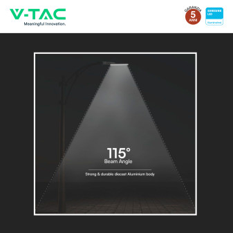 V-Tac VT-169ST-S Lampada Stradale LED Samsung SMD IP65 Grigio