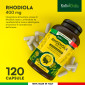 Immagine 2 - RadiciVitalia Rhodiola Rosea Forte 400mg Integratore Buon Umore e Benessere Emotivo Made in Italy - Barattolo da 120 Capsule