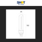 Immagine 7 - Bot Lighting Shot Lampadina LED G24d 11,5W SMD Tubolare PL ALC - mod. SLD751052 / SLD751053