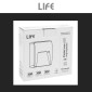 Immagine 6 - Life Punto Luce LED 3W Segnapasso Quadrato SMD da Parete CCT Changing Color 3in1 IP65 IK08 Colore Bianco - mod. 39.9PL5122WCFN