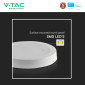 Immagine 10 - V-Tac Pro VT-60012 Mini Pannello LED Rotondo 12W SMD Chip Samsung a Superficie - SKU 78731 / 78741 / 78751