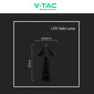 Immagine 6 - V-Tac VT-10117 Lampada LED da Tavolo 3W Changing Color 3in1 Ricaricabile Dimmerabile Colore Nero in Pelle - SKU 23417