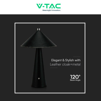 V-Tac VT-10117 Lampada LED da Tavolo 3W 3in1 Ricaricabile Dimmerabile