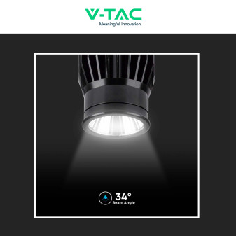 V-Tac VT-1018 Faretto LED da Incasso Rotondo 18W SKU 10301 10302 10303