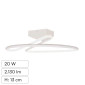 Immagine 1 - V-Tac VT-7763 Lampadario LED a Superficie 20W SMD Colore Bianco - SKU 6927