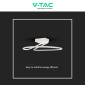 Immagine 7 - V-Tac VT-7763 Lampadario LED a Superficie 20W SMD Colore Bianco - SKU 6927