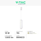 Immagine 2 - V-Tac VT-7829 Lampadario LED a Sospensione 13W SMD Colore Bianco - SKU 10091