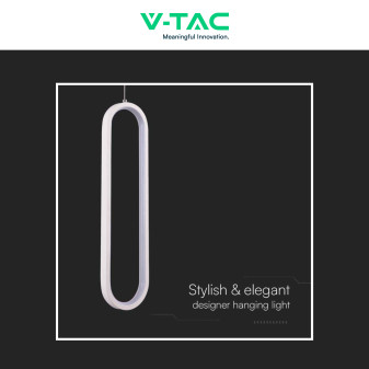 V-Tac VT-7829 Lampadario LED a Sospensione 13W SMD Colore Bianco