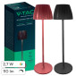 Immagine 1 - V-Tac VT-7967 Lampada LED SMD da Tavolo 2,7W Changing Color 3in1 Ricaricabile Dimmerabile - SKU 23356 / 23354