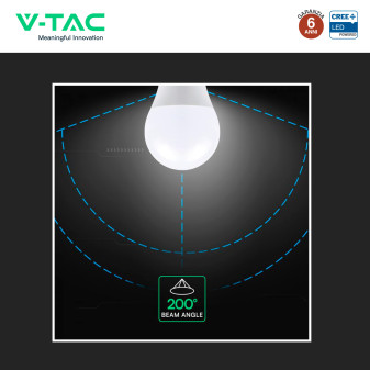 V-Tac Lampadina LED E27 15W Goccia A60 SMD Opaca