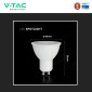Immagine 41 - V-Tac VT-275 Lampadina LED GU10 4,5W Faretto PAR16 SMD Chip CREE - SKU 211086 / 217976 / 215116