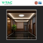 Immagine 4 - V-Tac VT-13 Plafoniera LED Rotonda 12W SMD Chip CREE Sensore Movimento e Crepuscolare Regolabile Colore Bianco - SKU 218086