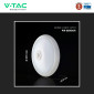 Immagine 6 - V-Tac VT-13 Plafoniera LED Rotonda 12W SMD Chip CREE Sensore Movimento e Crepuscolare Regolabile Colore Bianco - SKU 218086