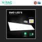 Immagine 8 - V-Tac VT-6147 6 Pannelli LED Rettangolare 120x30 40W SMD Chip CREE 2in1 a Superficie e Incasso - SKU 21662516