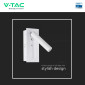 Immagine 11 - V-Tac VT-88061 Lampada LED da Muro 2W SMD Chip CREE Applique da Lettura con Faretto Orientabile - SKU 239986 / 239996