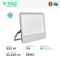Immagine 2 - V-Tac VT-44003 Faro LED 300W Faretto SMD Chip CREE IP65 Colore Nero - SKU 232036