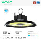 Immagine 4 - V-Tac VT-91202 Lampada Industriale LED UFO 200W SMD Chip CREE High Bay IP65 - SKU 240796 / 240786