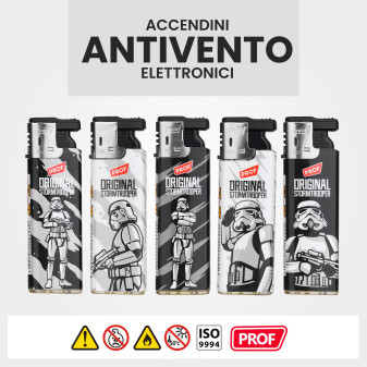 AccendinI Elettronici Stormtrooper Prof Maxi - Serie da 5