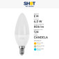 Immagine 5 - Bot Lighting Shot Lampadina LED E14 6,5W Candela C35 SMD - mod. ELD2010X2 / ELD2010X3 / ELD2010X1