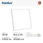 Immagine 12 - Kanlux AVAR 6060 Plafoniera con Telaio LED Quadrata 32W SMD Cornice Luminosa Changing Color CCT 3in1 Colore Bianco - mod. 26779