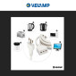 Immagine 7 - Velamp Cavo Prolunga Spina 16A 2P+T Presa Bivalente 10 metri Colore Bianco - mod. PROLIT16A-10