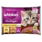 Immagine 1 - Whiskas Pure Delight Cibo per Gatti Junior Tenere Delicatezze con Pollo e Tacchino in Gelatina - 4 Bustine da 85g