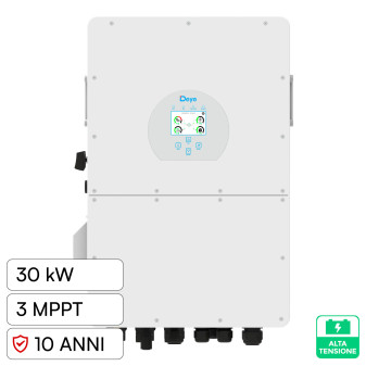 V-Tac Deye Inverter Trifase On-Grid / Off-Grid 30kW IP65