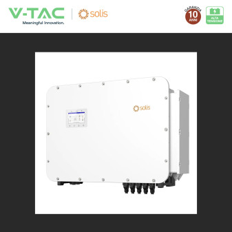 V-Tac Solis Inverter Trifase Ibrido On-Grid / Off-Grid 125kW IP66