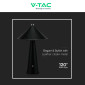 Immagine 11 - V-Tac VT-10117 Lampada LED da Tavolo 3W Changing Color 3in1 Ricaricabile Dimmerabile - SKU 23414 / 23415 / 23416 / 23417