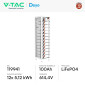 Immagine 2 - V-Tac Deye BOS-G Armadio Rack da Terra 12 Accumulatori BMS LiFePO4 61,44kWh per Inverter Trifase CEI 0-21 - SKU 119941