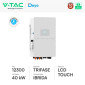 Immagine 2 - V-Tac Deye Inverter Trifase Ibrido On-Grid / Off-Grid 40kW IP65 Garanzia 10 Anni Certificato CEI 0-21 e CEI 0-16 - SKU 12300