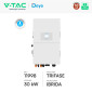 Immagine 2 - V-Tac Deye Inverter Trifase Ibrido On-Grid / Off-Grid 30kW IP65 10 Anni Display LCD Certificato CEI 0-21 e 0-16 - SKU 11998
