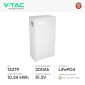 Immagine 2 - V-Tac VT-10240W Batteria BMS LiFePO4 51,2V 200Ah 10,24kWh Garanzia 10 Anni CEI 0-21 per Inverter - SKU 12279