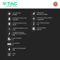 Immagine 3 - V-Tac VT-10240B Batteria BMS LiFePO4 51,2V 200Ah 10,24kWh Garanzia 10 Anni CEI 0-21 Inverter Colore Nero - SKU 12282
