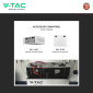 Immagine 5 - V-Tac VT-48200B Batteria Rack BMS LiFePO4 48V 200Ah 9,60kWh per Inverter Impianto Fotovoltaico CEI 0-21 - SKU 11523
